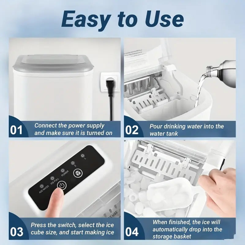 ArcticEase 24/7 Portable Ice-Maker