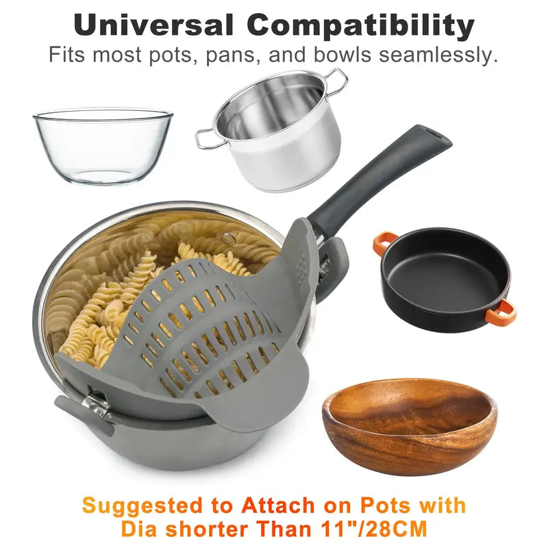 ClipEase Silicone Pot Strainer