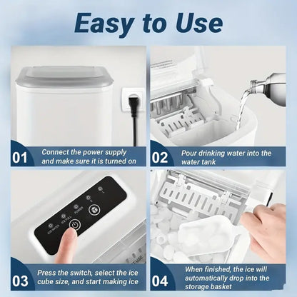 ArcticEase 24/7 Portable Ice-Maker